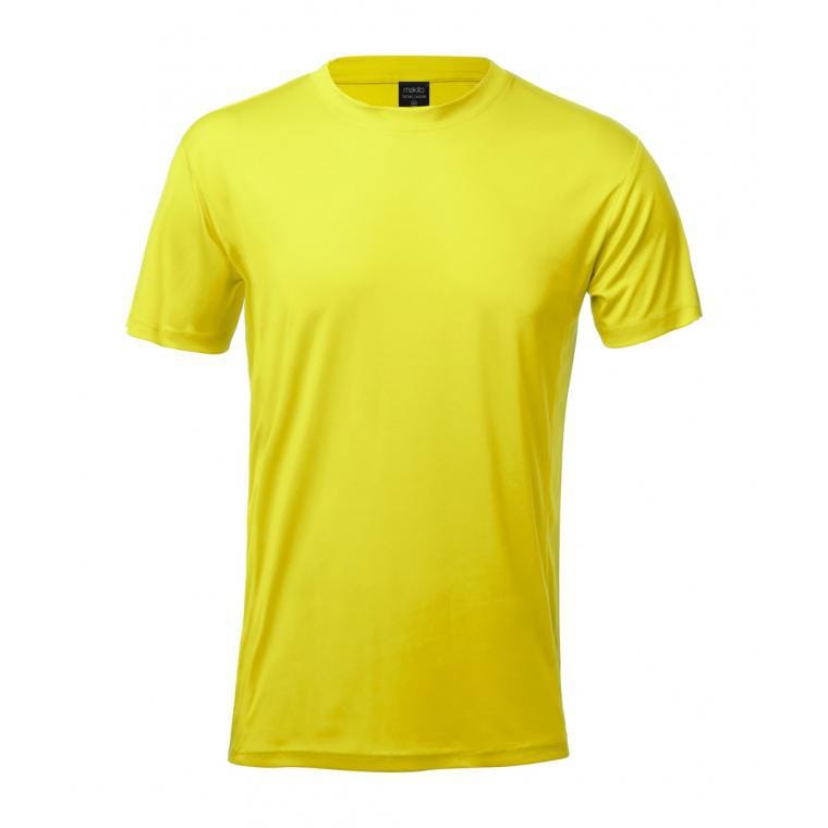 Tricou adulți Tecnic Layom galben XL