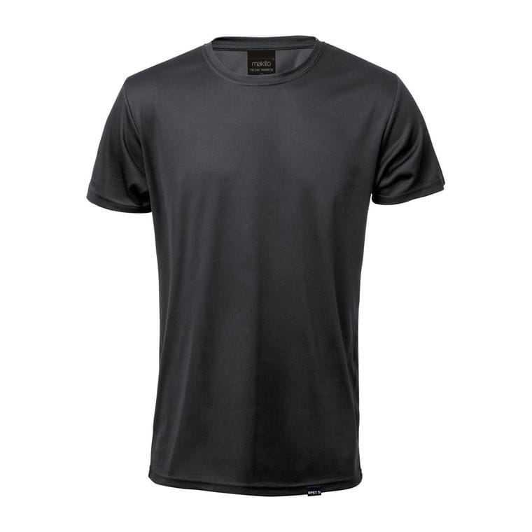 Tricou sport din material reciclat RPET Velocity negru XL