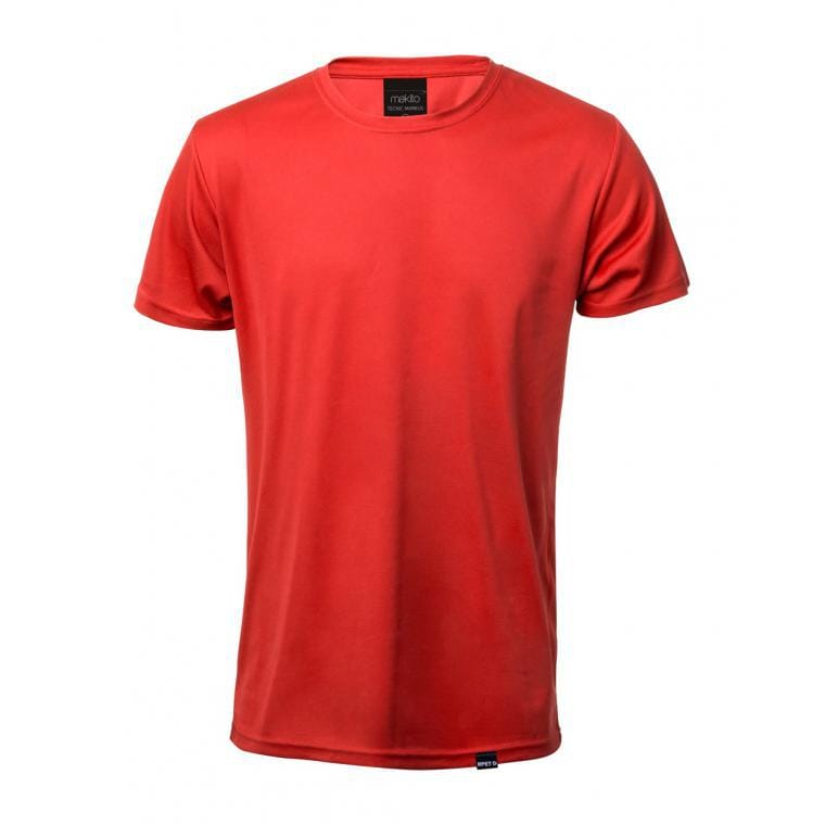 Tricou sport, material reciclat RPET Tecnic Markus roșu XL