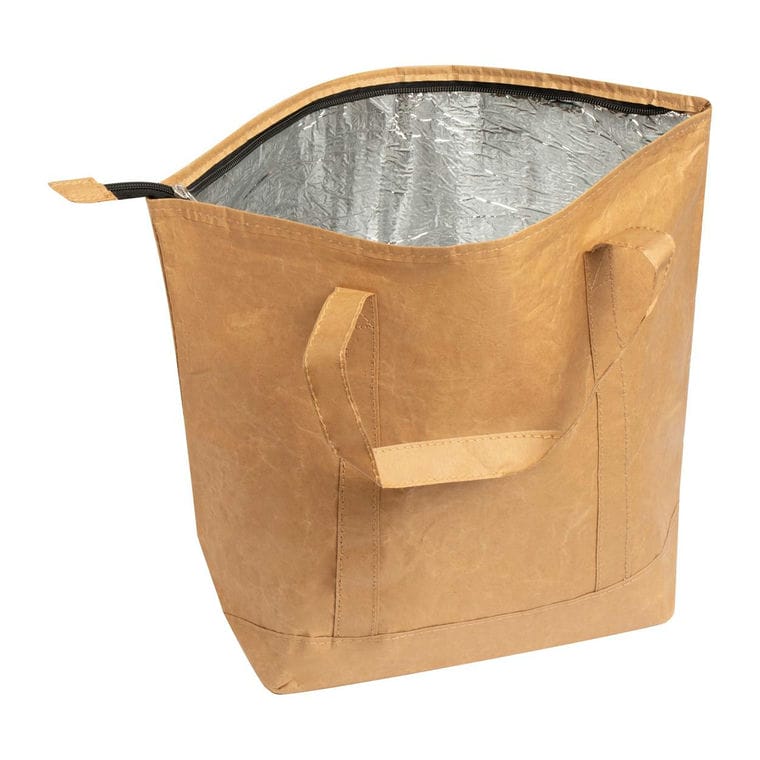 Geantă termică Casey natural alb