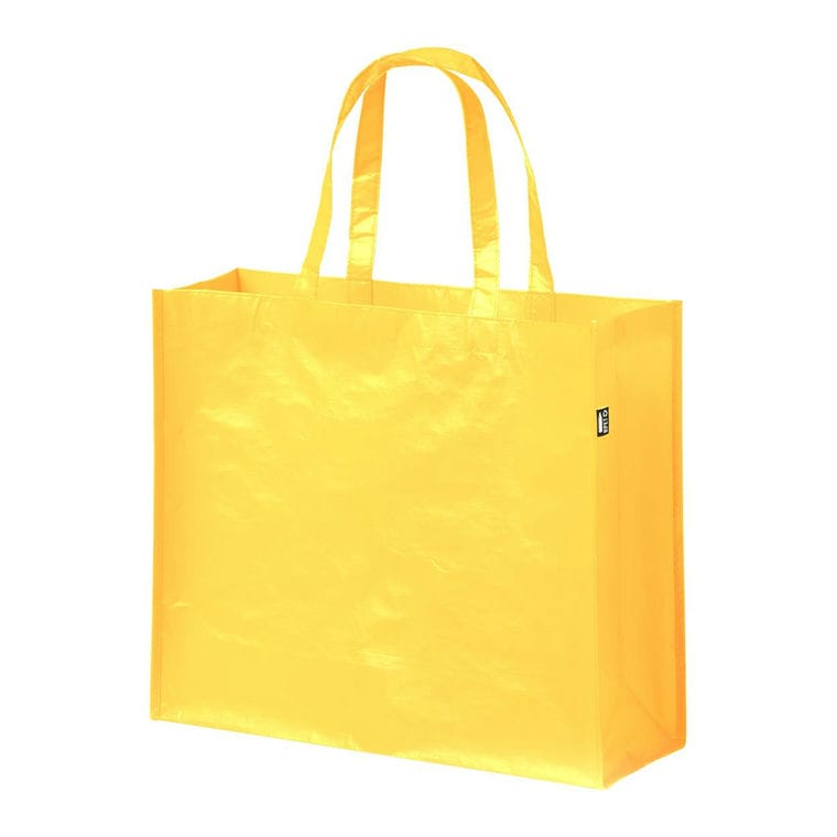 Geantă cumpărături din material reciclat RPET Laster Galben