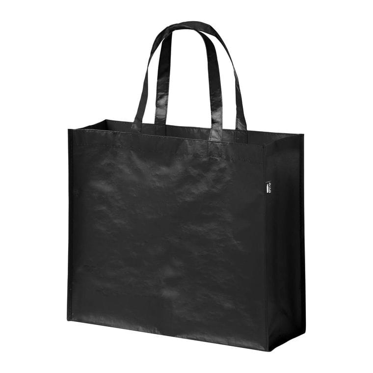 Geantă cumpărături din material reciclat RPET Laster Negru