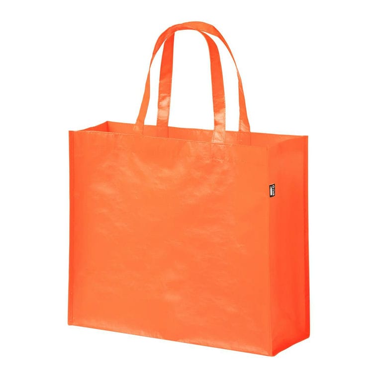 Sacoșă cumpărături, material reciclat RPET Kaiso portocaliu