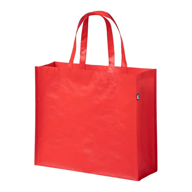 Sacoșă cumpărături, material reciclat RPET Kaiso Roșu