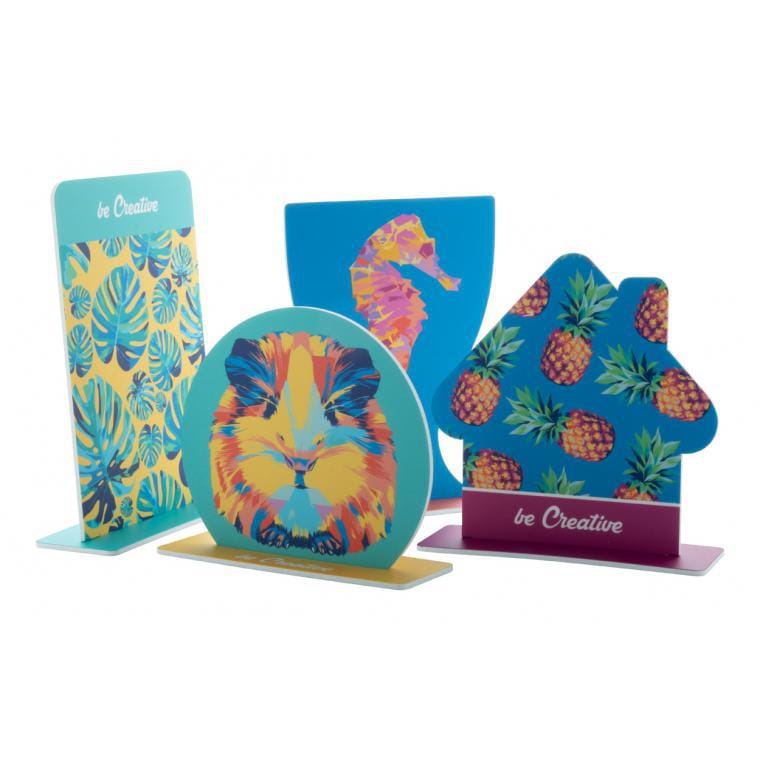 Panou afișaj, rotund Clobor alb