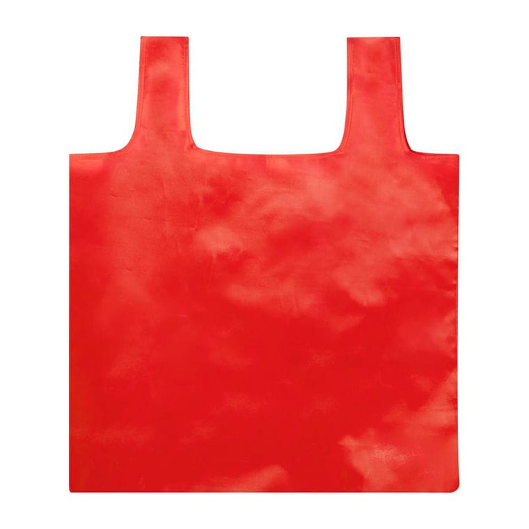 Geantă de cumpărături pliabilă, material reciclat RPET Restun Roșu