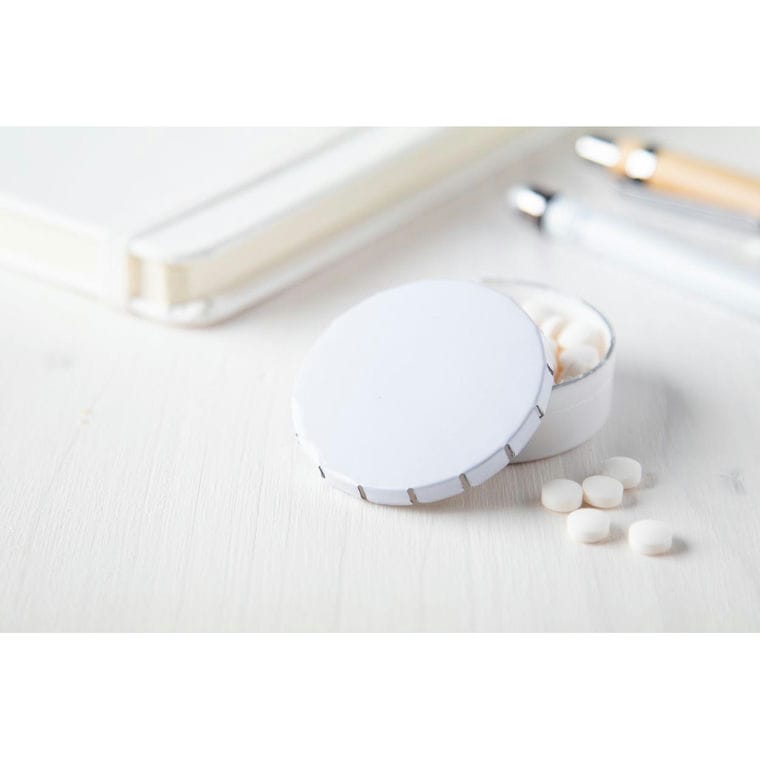 Cutie cu bomboane ClickToo alb