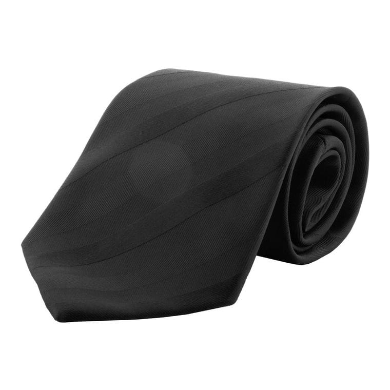 Cravată Stripes Negru