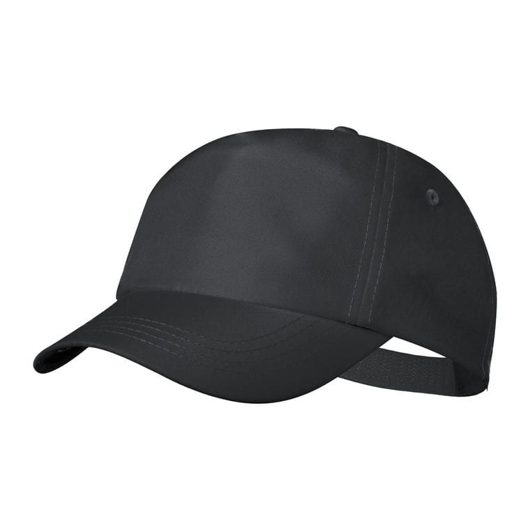 Șapcă baseball din material reciclat RPET Maddux Negru