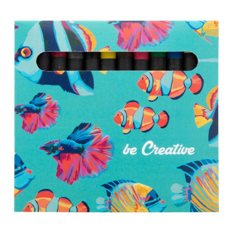 Set creioane colorate cerate (12 buc) Craxon 12 multicolor