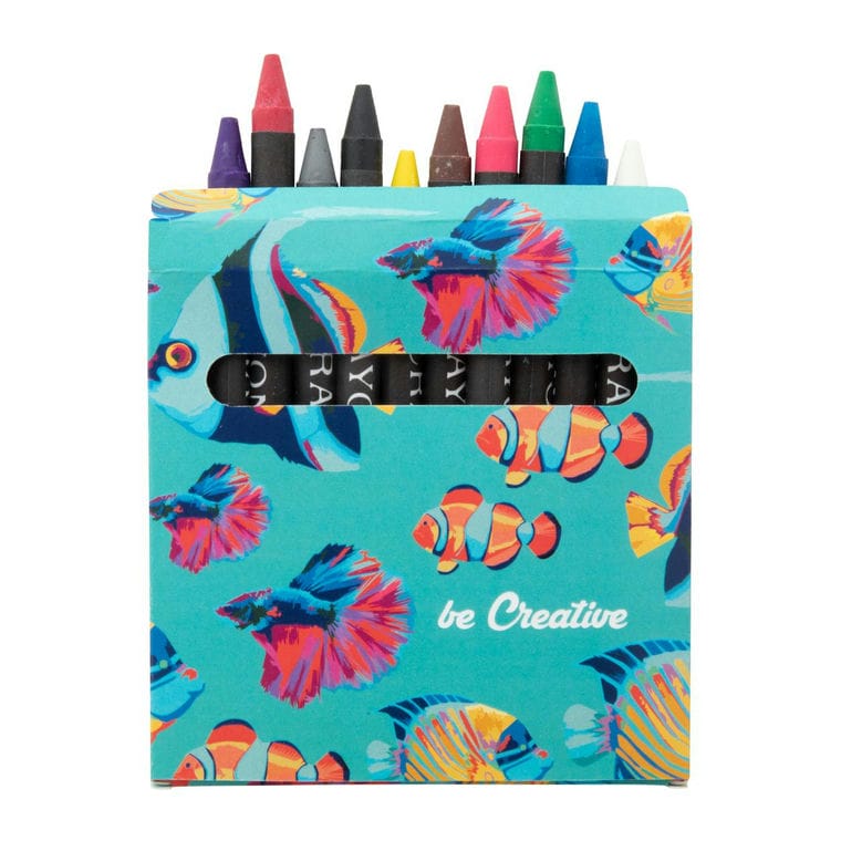 Set creioane colorate cerate (12 buc) Craxon 12 multicolor
