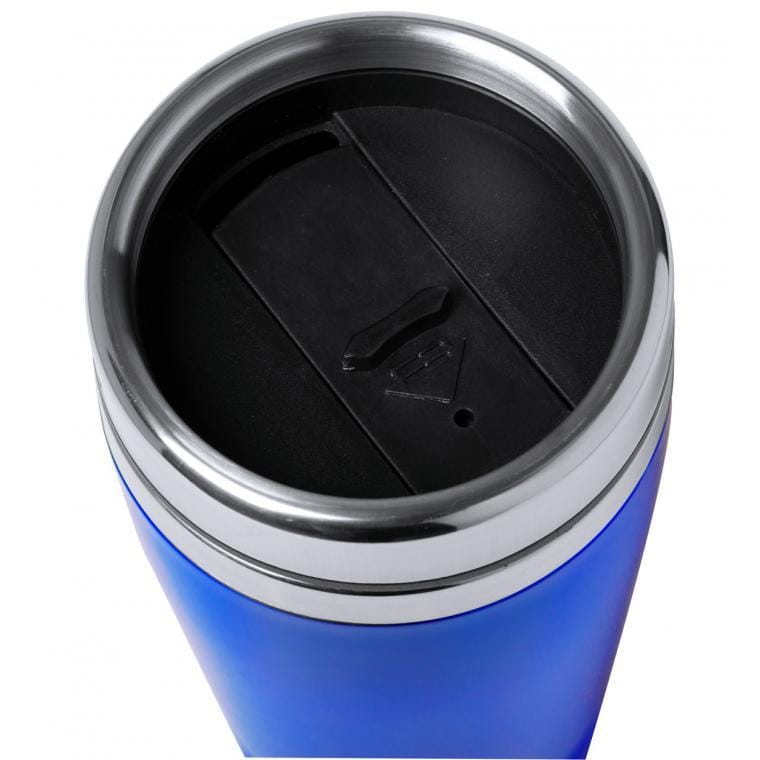 Cană termos Domex albastru argintiu