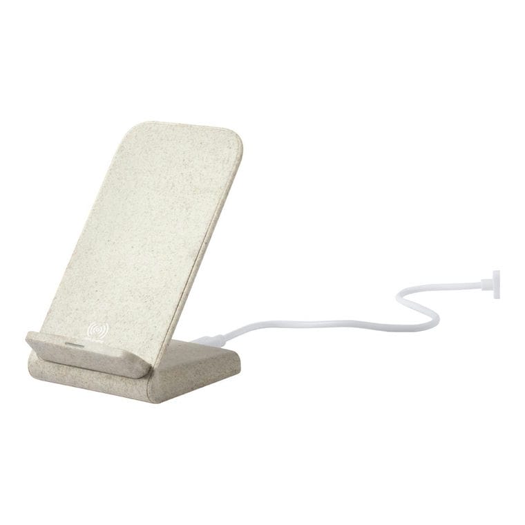 Suport telefon cu încărcător wireless Birniax bej