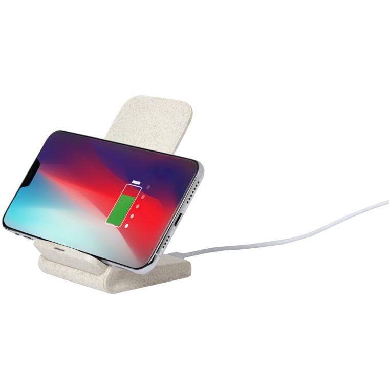 Suport telefon cu încărcător wireless Birniax bej