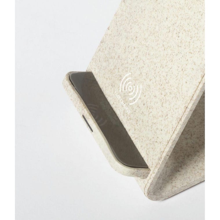 Suport telefon cu încărcător wireless Birniax bej