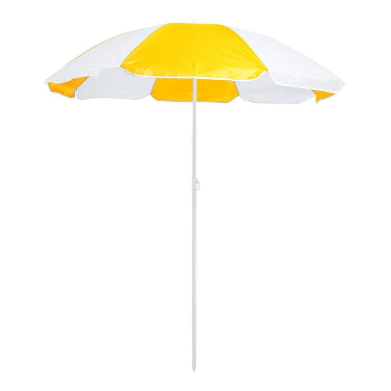 Umbrelă de plajă Nukel galben alb