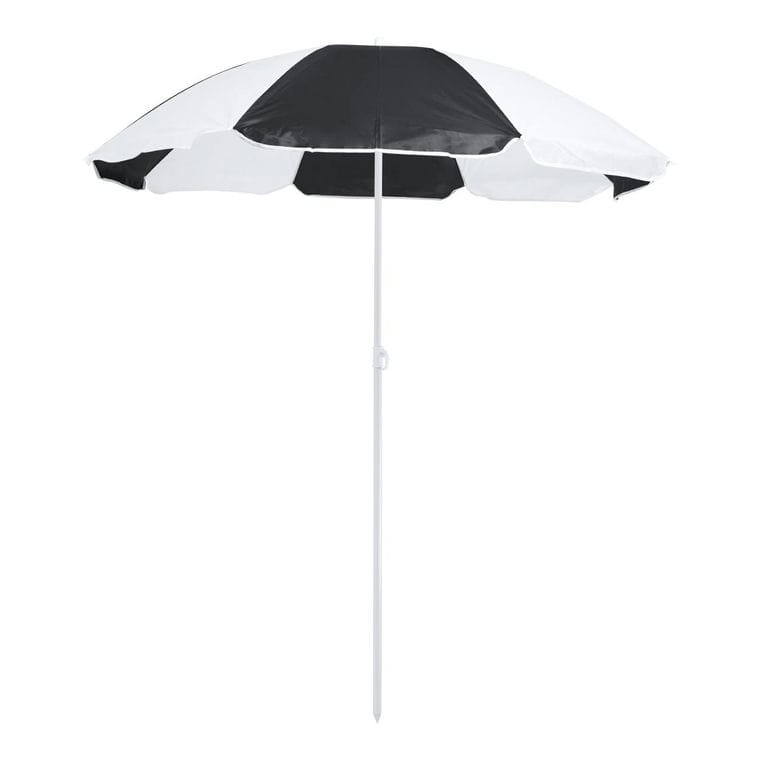 Umbrelă de plajă Nukel negru alb