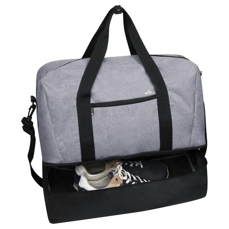 Geantă sport Kanit cenușiu negru