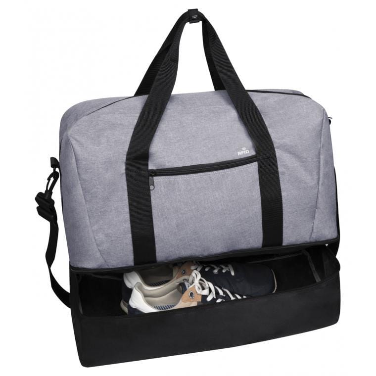 Geantă sport Kanit cenușiu negru