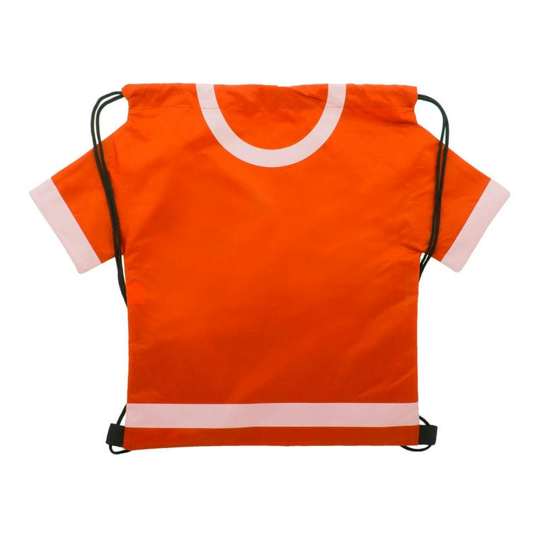 Rucsac drawstring Paxer portocaliu alb