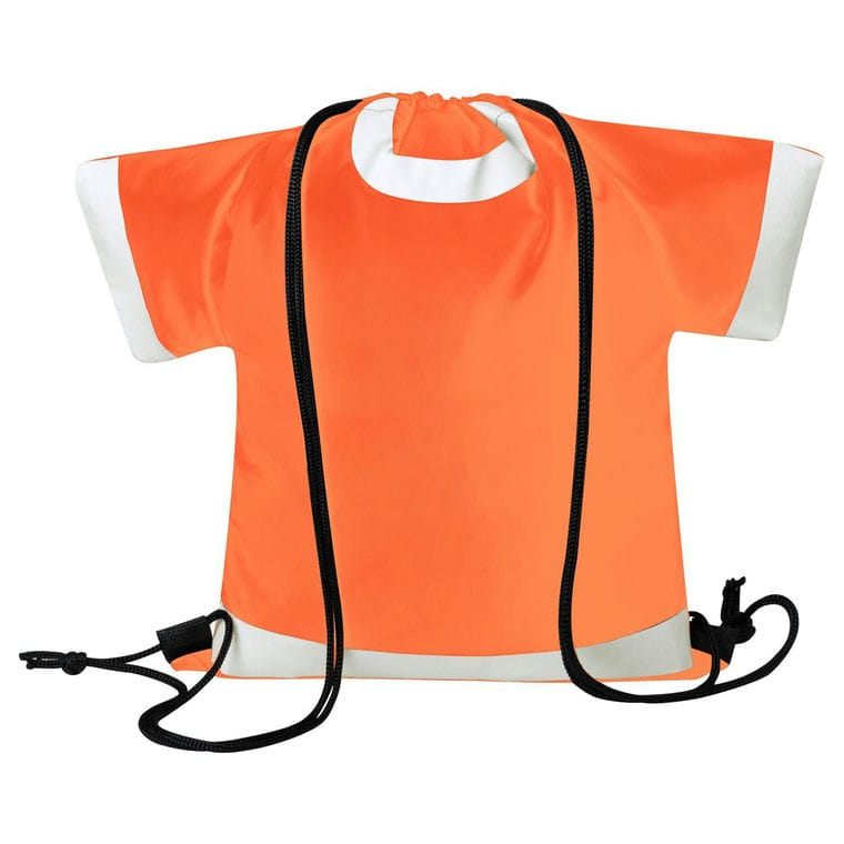 Rucsac drawstring Paxer portocaliu alb