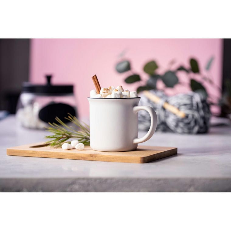 Cană vintage Bercom alb