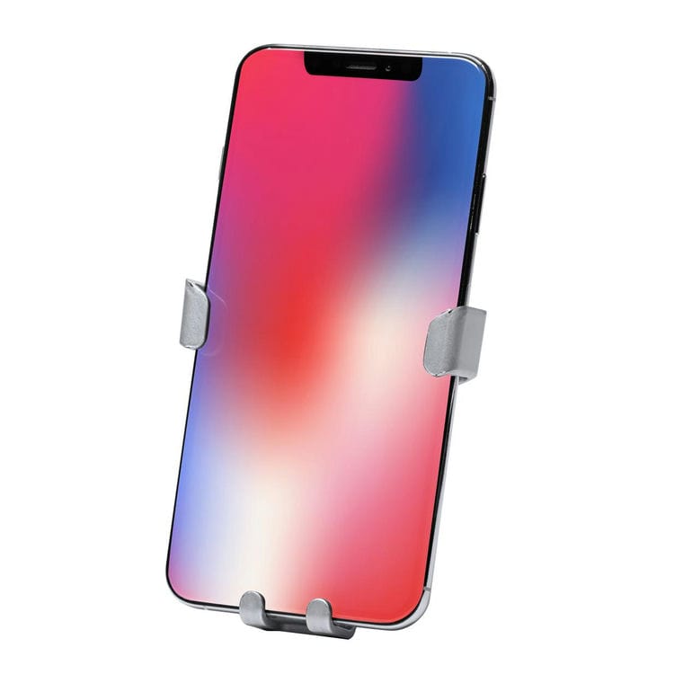 Suport telefon auto Lietor argintiu negru