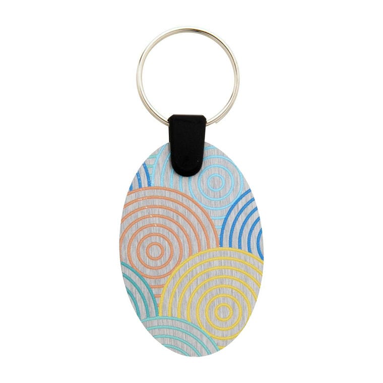 Breloc Aluudy B argintiu