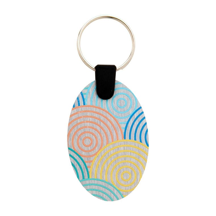 Breloc Aluudy B argintiu