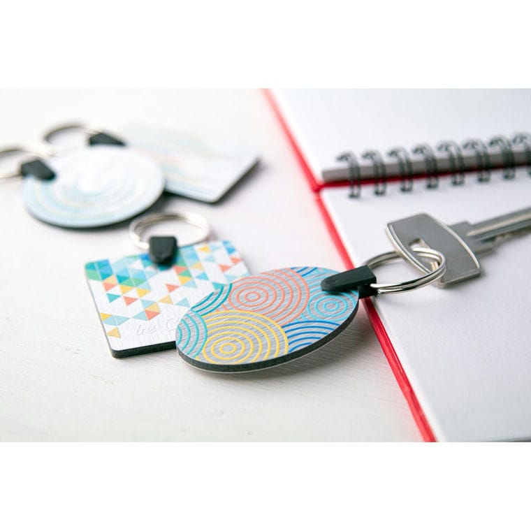 Breloc Aluudy B argintiu