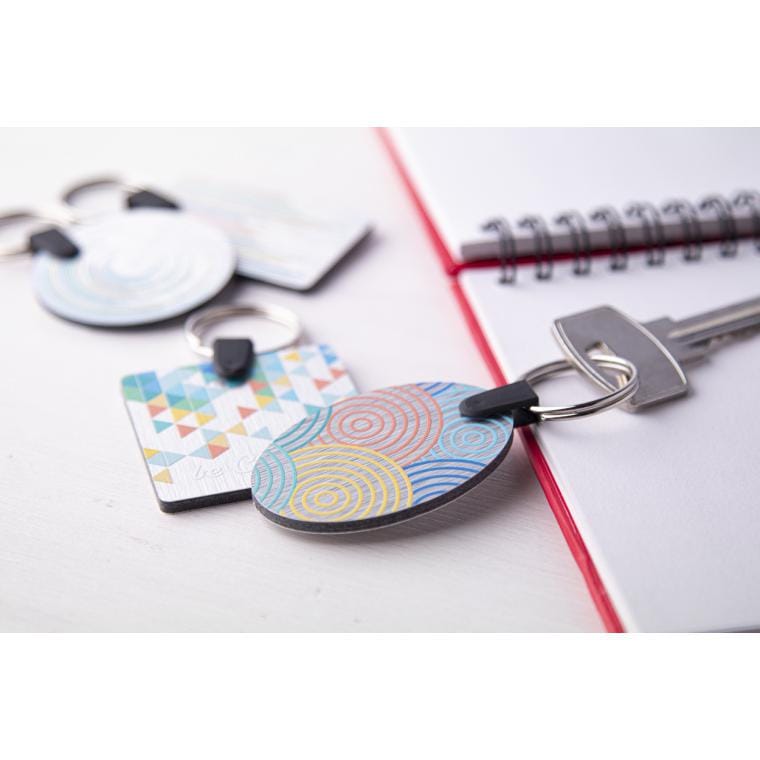 Breloc Aluudy B argintiu