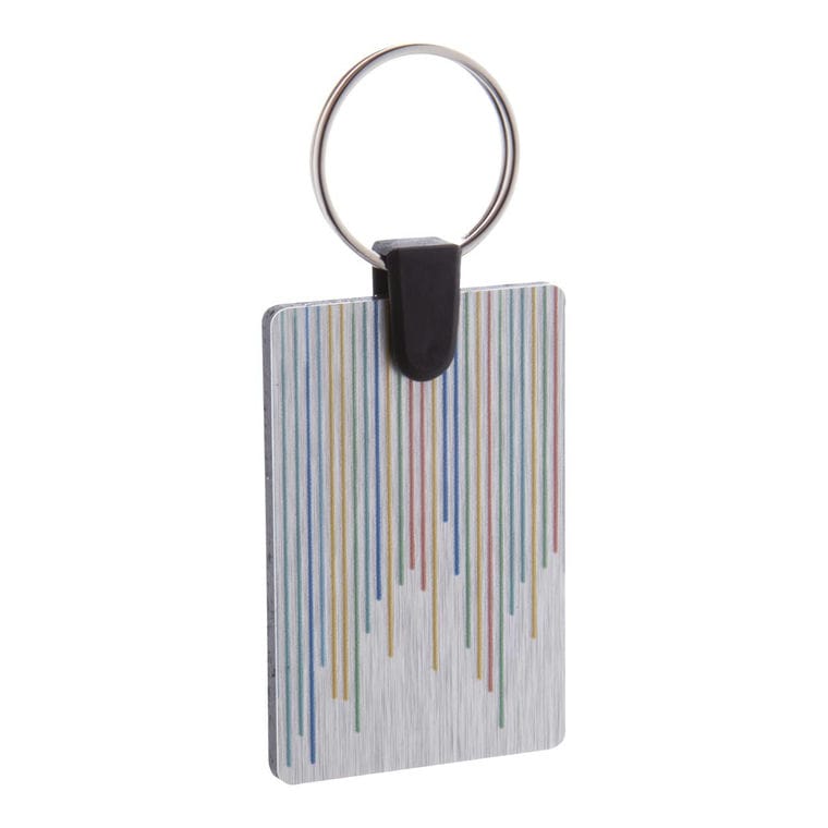 Breloc Aluudy D argintiu