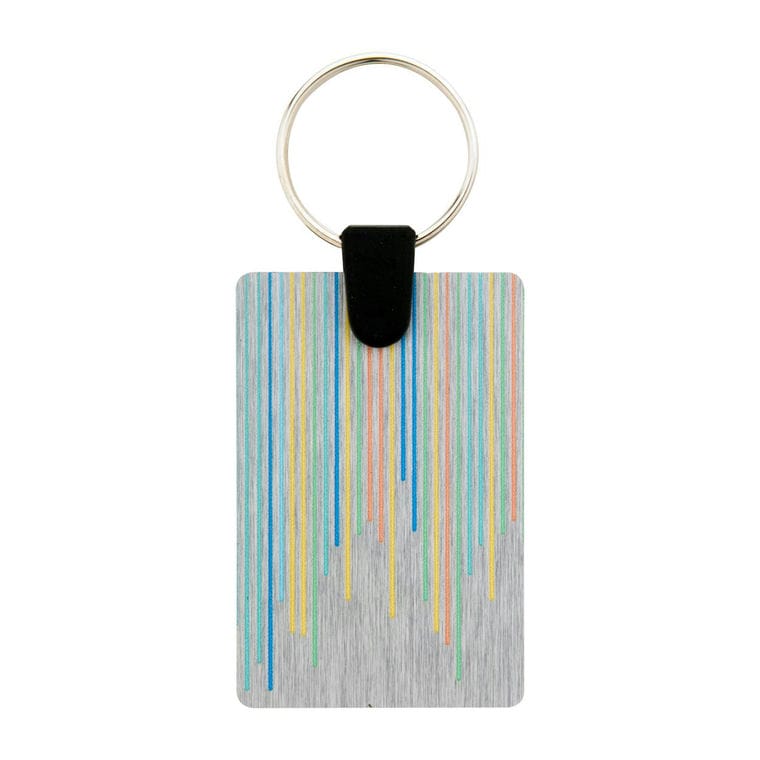 Breloc Aluudy D argintiu