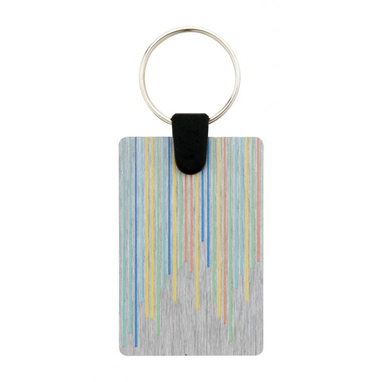 Breloc Aluudy D argintiu