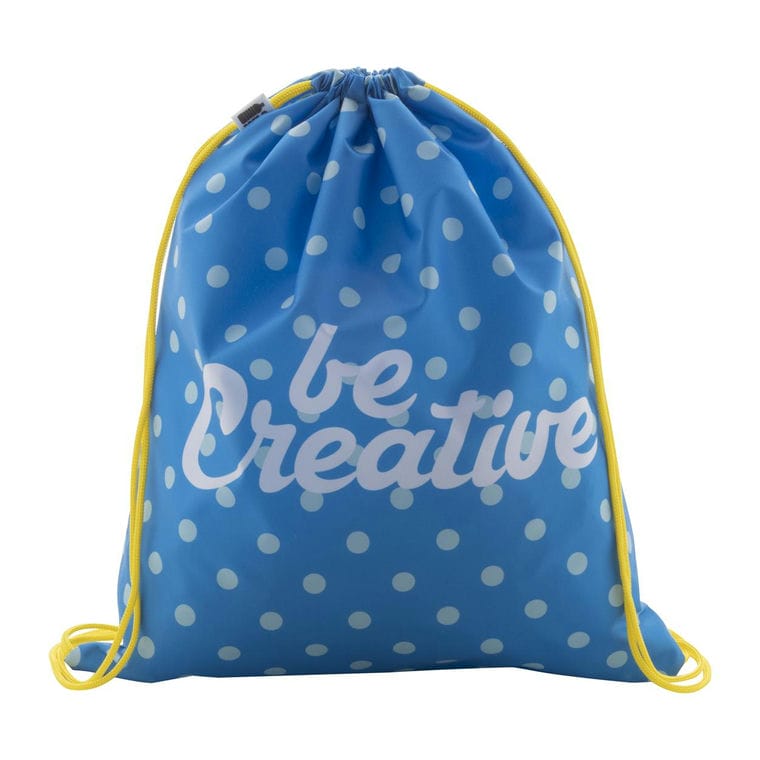 Rucsac personalizat drawstring CreaDraw RPET Galben