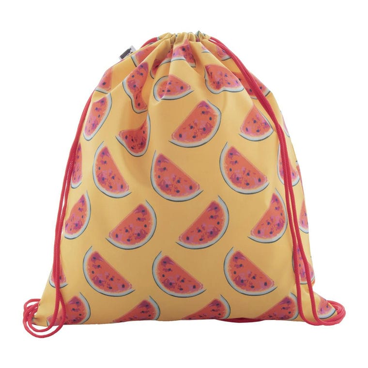 Rucsac personalizat drawstring CreaDraw RPET Roșu