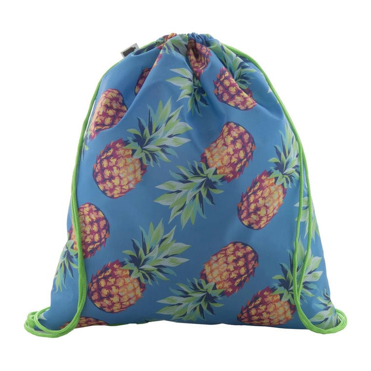 Rucsac personalizat drawstring CreaDraw RPET Verde