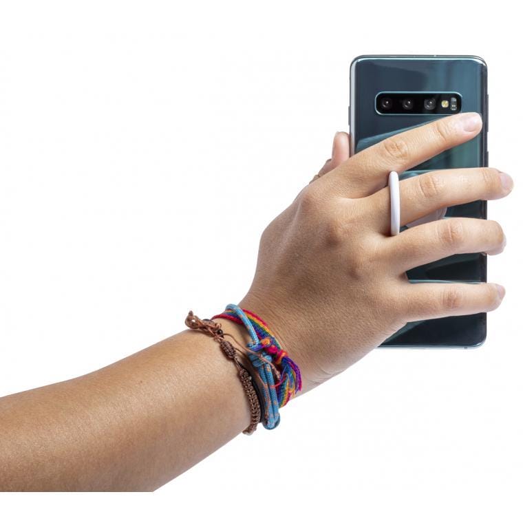 Suport inel telefon mobil antibacterian Sustre alb