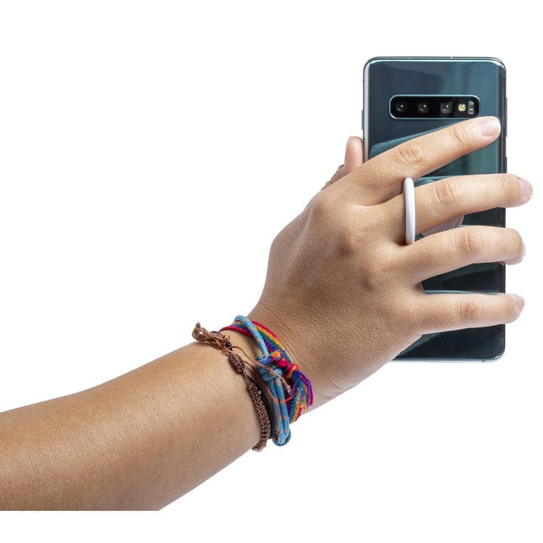 Suport inel telefon mobil antibacterian Sustre alb