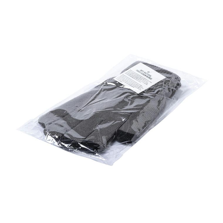 Mănuși antibacteriene touch screen Tenex cenușiu negru