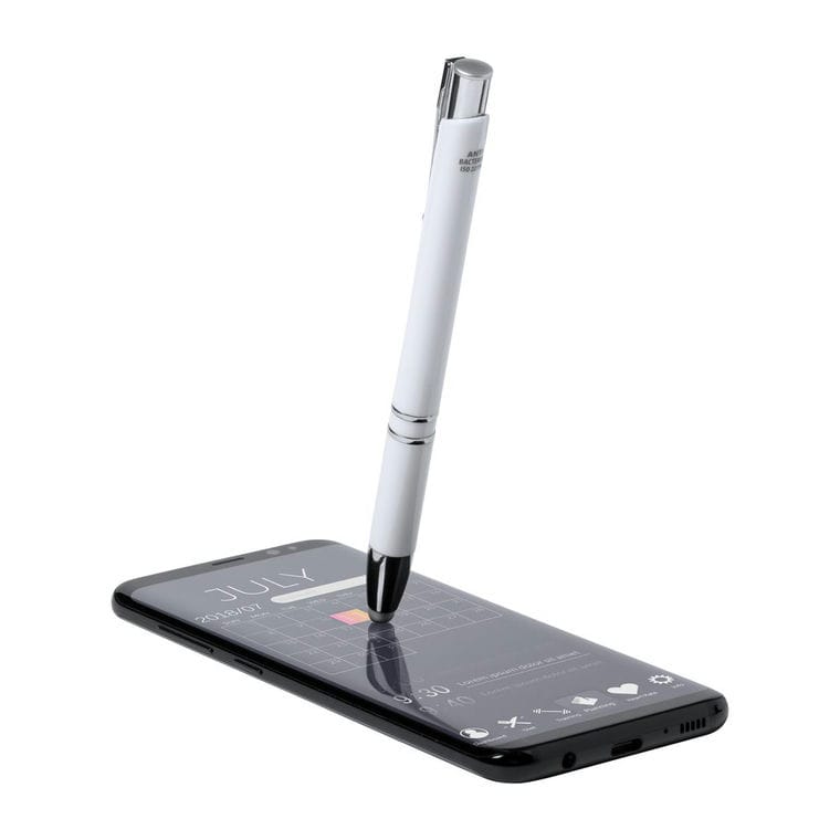 Pix antibacterian touch screen Clonnel alb argintiu