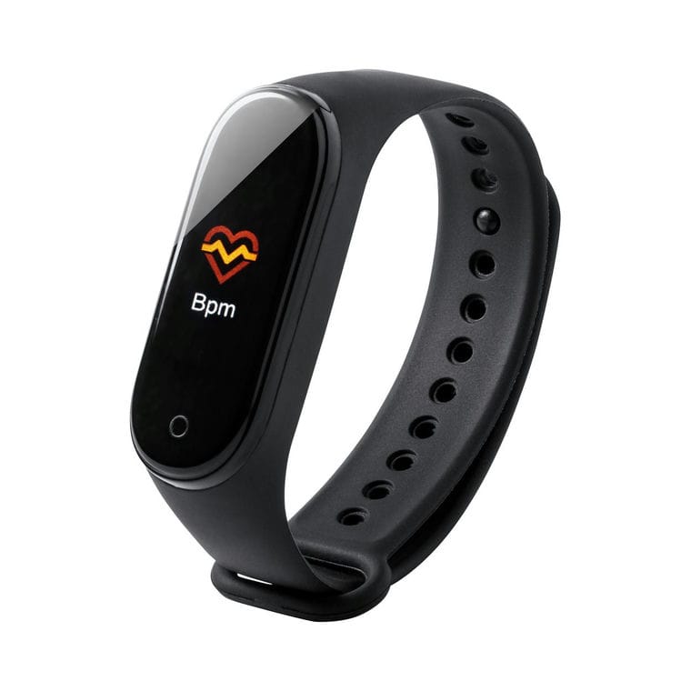 Smart watch cu termometru Tempor Negru