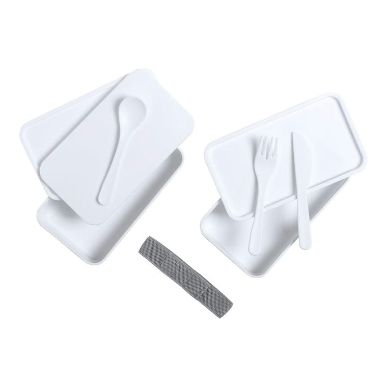 Cutie antibacteriană prânz Ayam alb gri