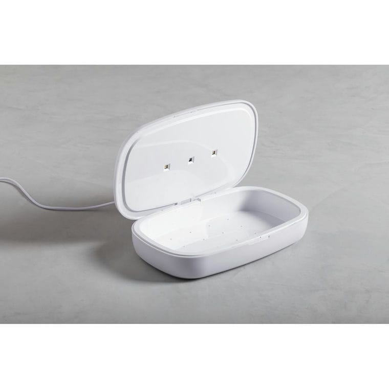 Cutie sterilizare UV cu încărcător Halby alb