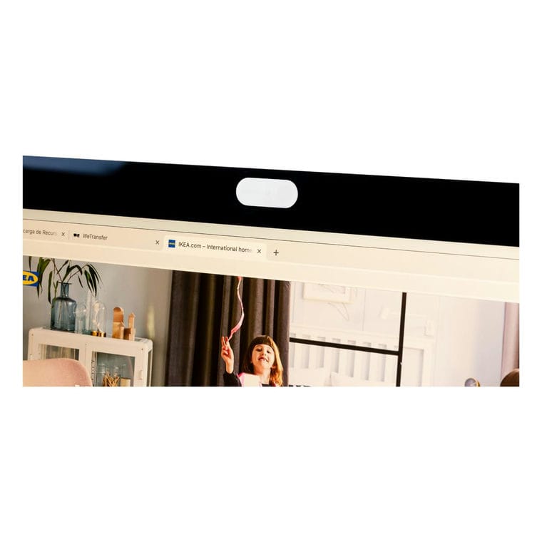 Blocker cameră web antibacterian Hislot alb