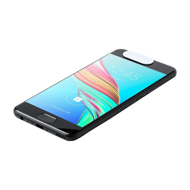 Blocker cameră web antibacterian Hislot alb