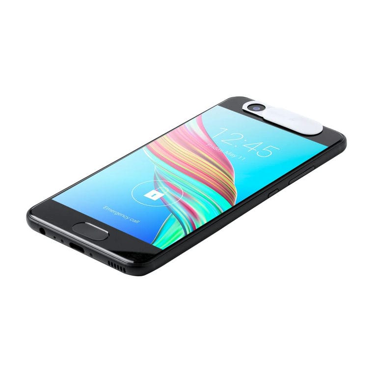 Blocker cameră web antibacterian Hislot alb