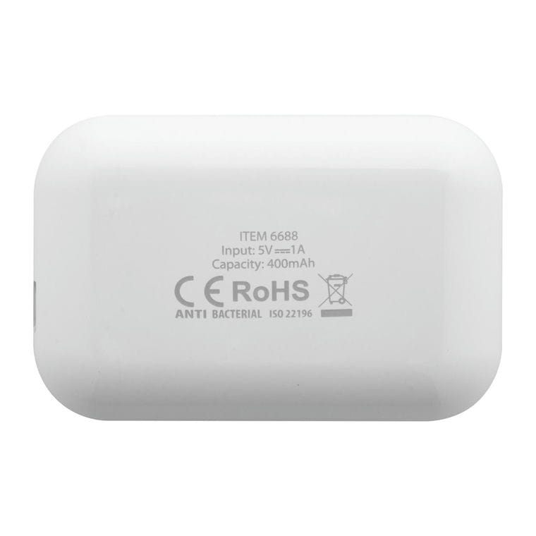 Căști bluetooth antibacteriene Kikey alb