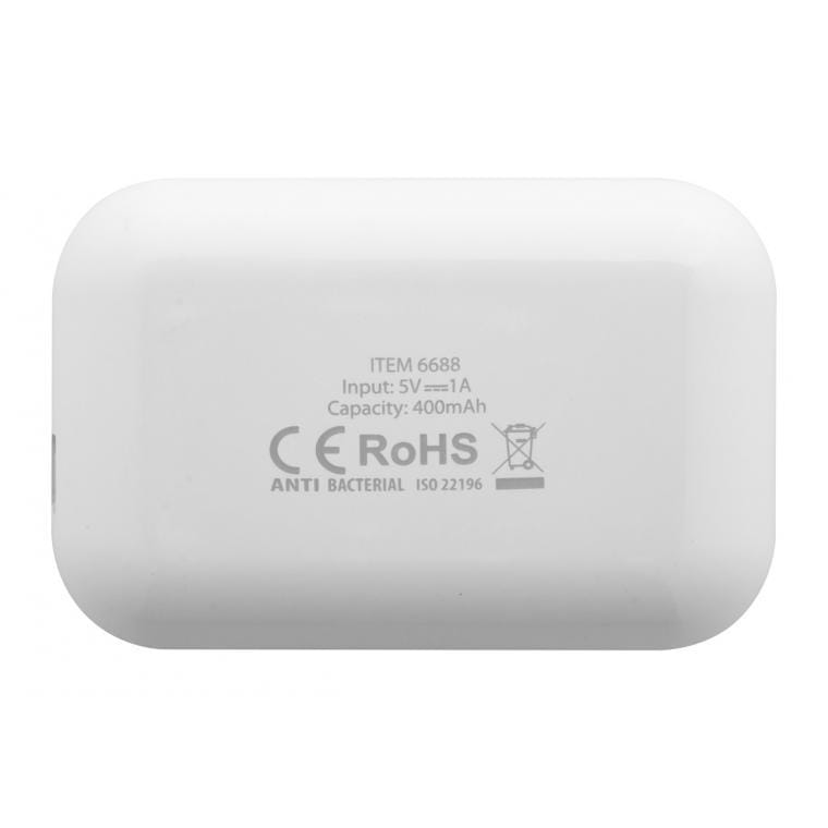 Căști bluetooth antibacteriene Kikey alb
