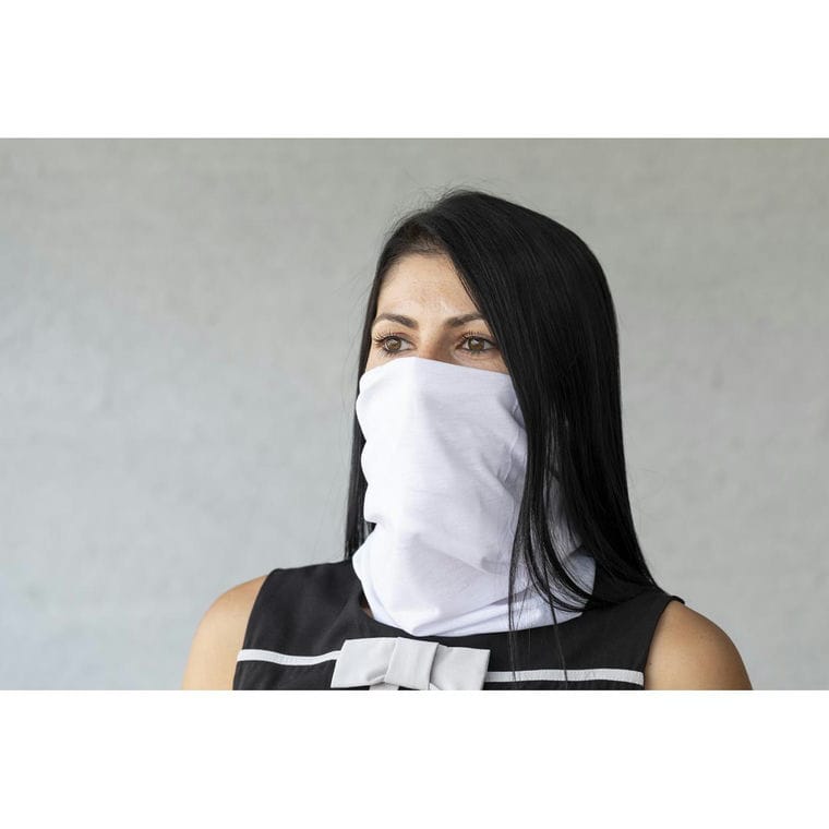 Eșarfa multifuncțională antibacteriană Nical alb